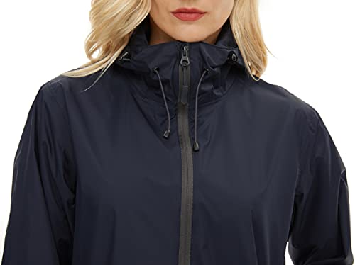 Image of Women's Rain Jacket Lightweight Waterproof Raincoat