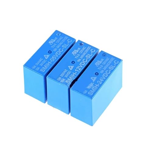 Relais SMIH-05V 12V 24VDC pour circuit imprimé 6 et 8 broches 16A