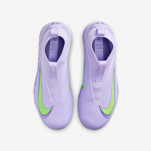 Nike United Jr. Mercurial Superfly 10 Academy Big Kids' TF High-Top Soccer Shoes (HF1586-500, Purple Agate/Barely Volt)4