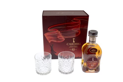 Cardhu 12 Jahre Whisky mit 2 kostenlosen Bechern, 700ml
