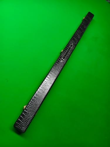 Image of LGB Snooker Pool Billiard Leather cue case for 3 /4 cue Stick (Black)