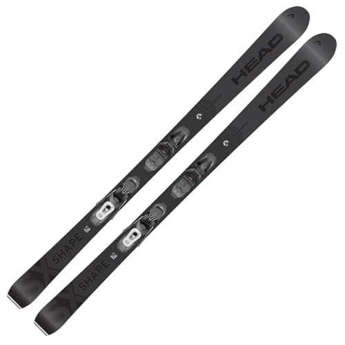 Ski Alpinski Pisten Ski - Head Shape SX Black Edition -170cm - SpeedRocker - inkl. Bindung PR11 GW Z3-11 - für Könner und Fortgeschrittene - präparierte Piste