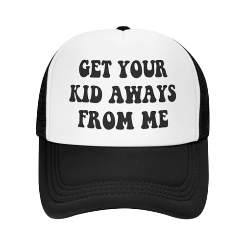 Image of You Find It Offensive? I Find It Funny Trucker Hats for Women Black Men Retro Trucker Black Hats for Men