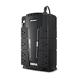 CyberPower CP550SLG Standby UPS System, 550VA/330W, 8 Outlets, Compact