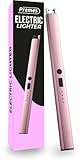 Briquet électrique Rose Innovaland - Bâton sans Flamme, Coupe-Vent, à Plasma -...