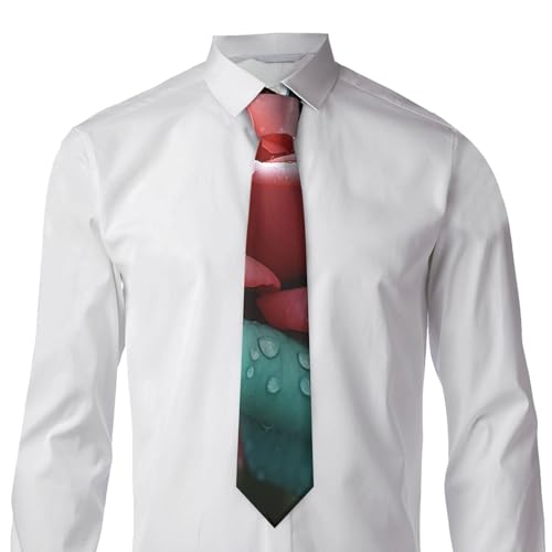 Anceky Bonitas corbatas rosas para hombre, corbata clásica formal para negocios, bodas y fiestas.