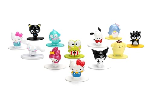 Jada Sanrio Nano Metalfigs 12-Pack – Die-Cast Mini Figures Set, Series 1 Includes Hello Kitty, My Melody, Kuromi & More Toys by Jada - Image 2