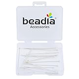 BEADIA 925 Sterling Silver Ball Head Pins 0.5x40mm 20pcs for Jewelry Making Findings