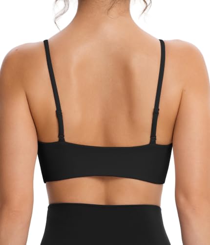 Comper Women's Square Neck Bras Sexy Casual Bra Everyday Bras Crop Tops - image 2
