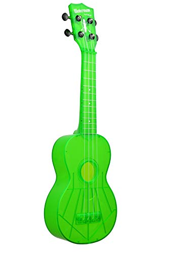 Kala Ka-sw Waterman ukulélés Bundle w/Hard Case vert fluorescent - Les Beatles, Paul McCartney, John Lennon, RIngo Starr, George Harrison Kala Ka-sw Waterman ukulélés Bundle w/Hard Case vert fluorescent – Image 4