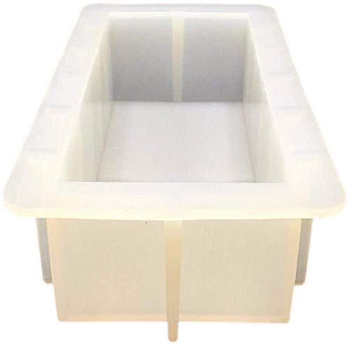 Silicone Soap Mold Rectangle White Loaf Soap Making Mould for Handmade DIY Crafts - Image 4