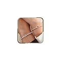 J.Fée 1 Paio Bracciali Coppia Bracciale Amicizia Bracciale Donna Argento 925 Bracciali Amicizia Donna, Braccialetti Nodo D'amore, Regali di Coppia, Regalo Amica, Regalo Fidanzato, Regali Mamm