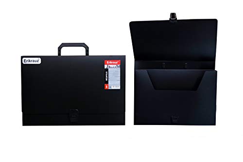 Set of 1 PC Legal Size Premium Portfolio Document Storage Bag Folder with Handle and Lock (Black) Set of 1 PC Legal Size Premium Portfolio Document Storage Bag Folder with Handle and Lock (Black)