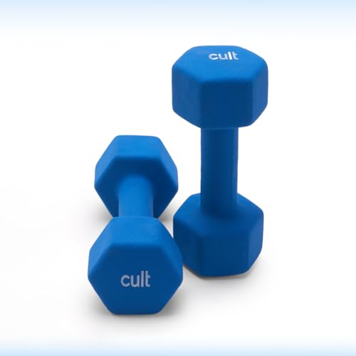 Image of Neoprene Dumbbell 5Kg x 2 Blue