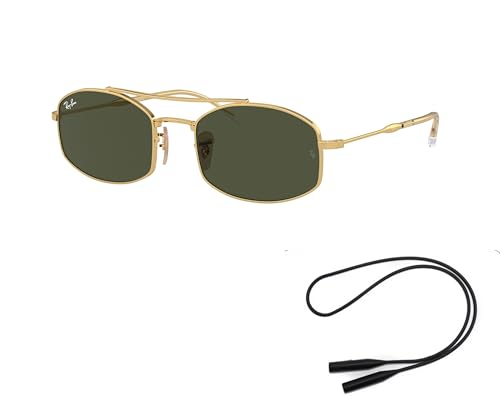 Ray-Ban RB3719 Sunglasses Bundle: RB 3719 001/31 Arista Green and Universal Anti-slip Silicone Leash2