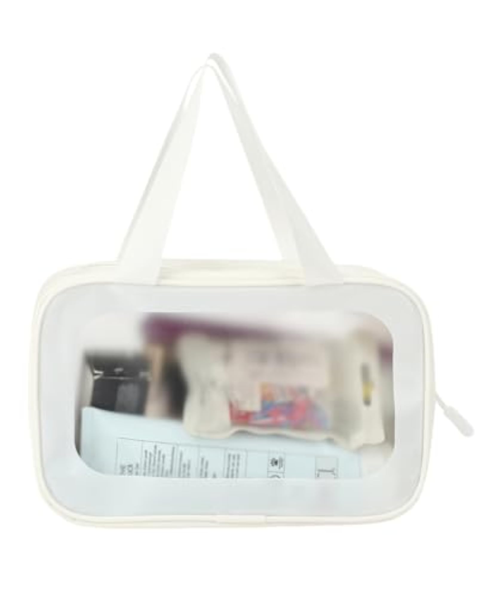 Medium Clear Waterproof Washbag Transparent Toiletry Organizer