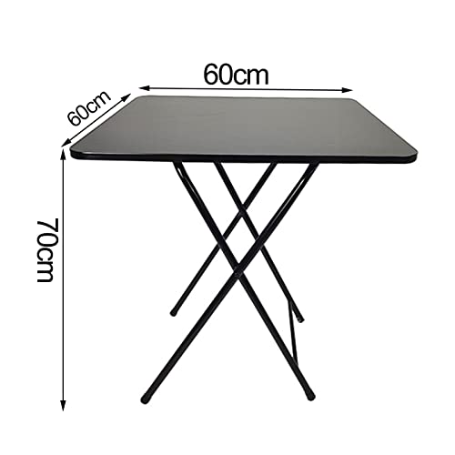 Table de salle à manger carrée pliante de 58,4 cm pour espace réduit - 3
