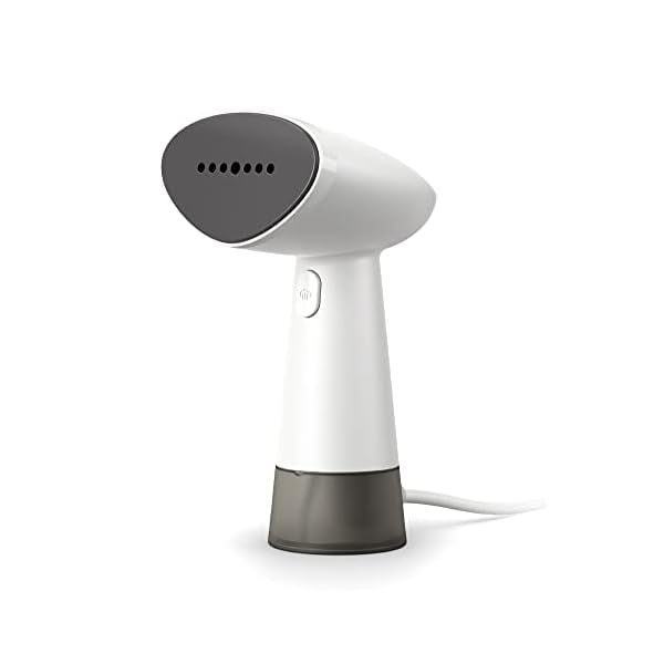 PHILIPS Handheld Garment Steamer STH1010/10 - Compact, Convenient Vertical Steaming, 900 Watt Quick Heat Up, up to 18g/min steam, Kills 99.9%* Bacteria