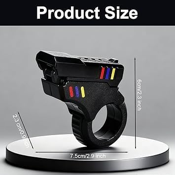 Image of Fidget Slider 3D Printed Fidget Toy Gadget Novelty Toy Toys Stress Relief Relax Finger Toy Ring Fingertip Textured Spinner Flip 3+, Toys Gift for Adult Kids