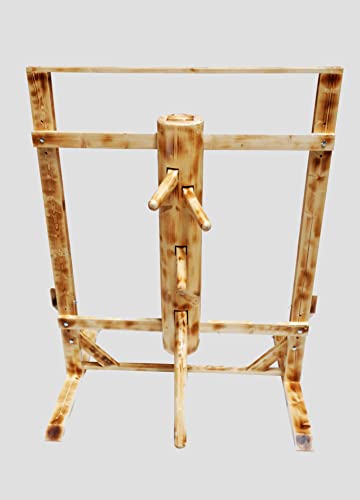 Wing Chun Wooden Dummy with Structure (06 Rustic)
