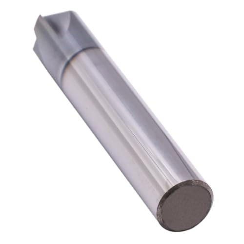 Image of 4 Flute 90 Solid Carbide Chamfer End Mill(1Pc, 1 /2 inch), AlTiN Coated | 90 Chamfer Angle, 1 /2 inch Shank 3 inch OAL, Single End, V Groove Router Bit, for Milling Alloy Steel, Carbon Steel, Cast Iron