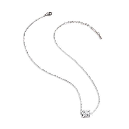 Image of Rubans Demi Fine Stainless Steel AD Pendant Necklace Gift for Women & Girls