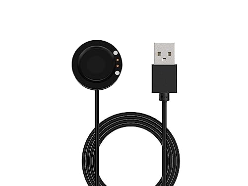 QIXIAMO Smartwatch Charger Stable Dock Stand Cradle Bracket Compatible for T500 USB Charging Cable Holder Power Adapter Base