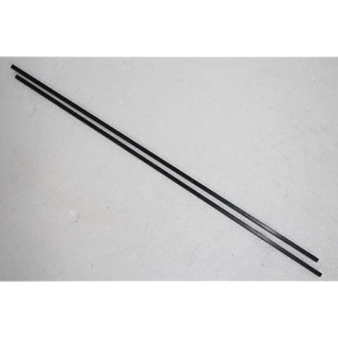 2pcs Carbon Fiber Neck Rods 4mmX7mmX600mm Cover
