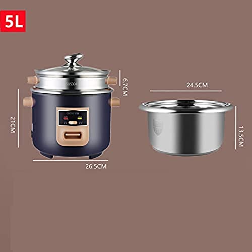 Panela De Arroz E Vaporizador De Alimentos 304 Forro De Aço Inoxidável Tipo Split Fácil De Limpar Ta