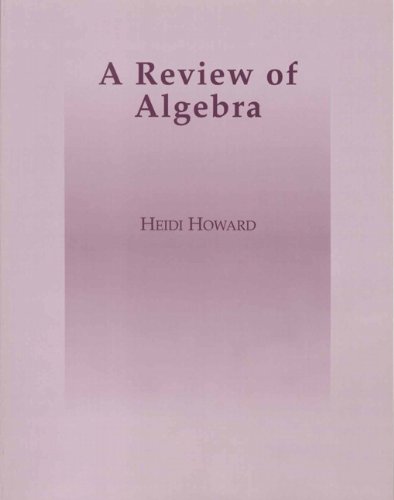 A Review of Algebra