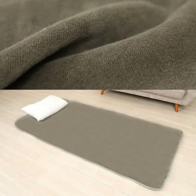 シーツ 敷毛布 極暖 かんたん シングル コットン100% 4隅 ゴム付 オリーブ
