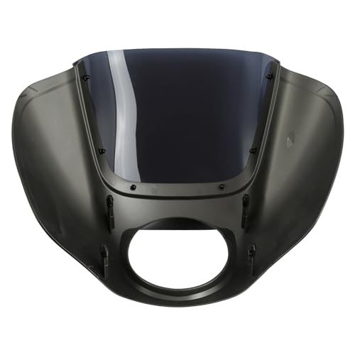 Image of Front Headlight Quarter Fairing Windshield Fit For Harley Softail Low Rider FXLR S FXLRS 2018-2025 Street Bob FXBB FXBBS 2018-2025 Softail Standard FXST 2020-2024 Industrial Gray Denim