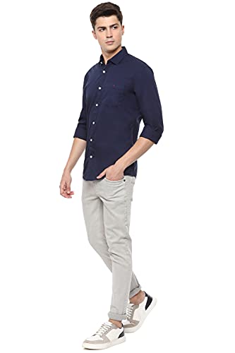 Image of Louis Philippe Men's Solid Slim Fit Shirt