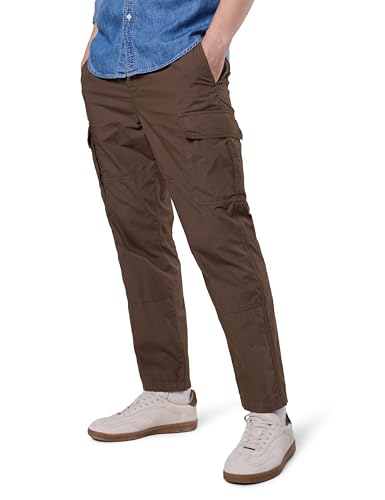 Image of Symbol Premium Men Lightweight 100% Cotton Cargo Pants - Relaxed Fit | Casual & Travel Wear | Pure Cotton (Available in Plus Sizes)