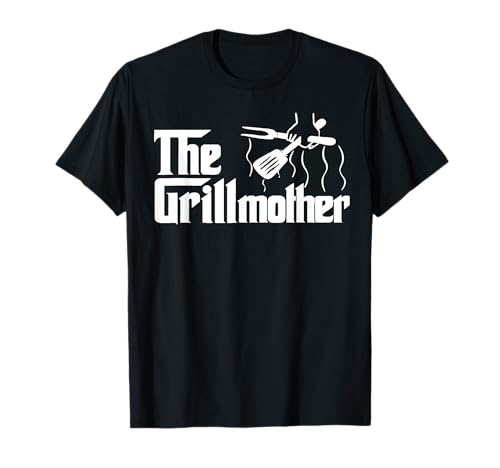 Women Grillmother BBQ Timer Barbecue Funny Mother BBQ T-Shirt