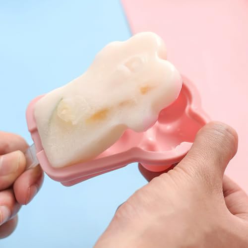 Molde para cubos de hielo forma pata de gato 4 piezas miniatura 6