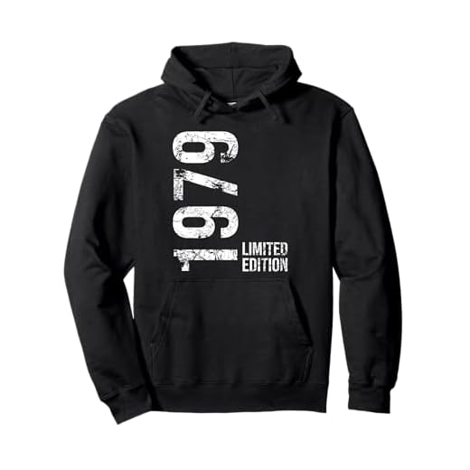 44 cumpleaños 44 años hombre mujer retro vintage 1979 regalo Sudadera con Capucha