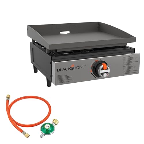 Bundle of Blackstone 17″ Griddle Tischgrill mit 1 Brennern + 50 mBar Regulator