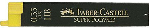 Faber-Castell Pencil Fine Lead Super Polymer, 1x, 0.35HB, 1, 12 unidad (Paquete de 1)