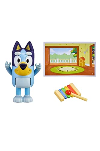 Bluey Story Starters - Choose from 8 Figures - Bluey, Bingo, Honey, Snickers, Indy, or Muffin - Ages 3+ (Bluey & Xylophone)