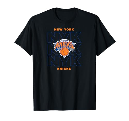 NBA – Logo de la Ville des New York Knicks empilé T-Shirt