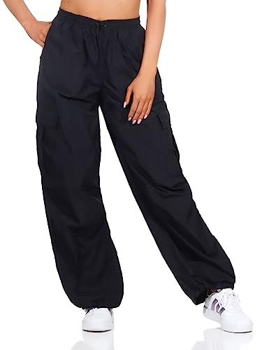 ONLY Damen Parachute-Cargohose ONLJoan Fallschirmhose Loose Fit 15313678...