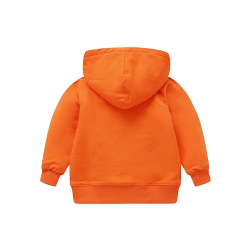 Mud Kingdom Boys Girls Full-Zip Hooded Sweatshirt Fur Lined Funny Pattern 6 Months-8 Years2