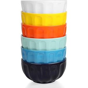 amhomel 6-Piece 24 Ounce Ceramic So...