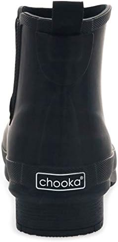 Chooka Womens Classic Chelsea Bootie Rain, Black, 11 US | Image 4