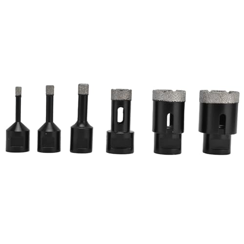 Set de 6 brocas diamantadas huecas para taladro miniatura 6