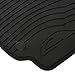 Lwope Car Floor Mats Custom Fit for Mercedes Benz EQE Sedan (V295) 2023-2025 Full Black Rubber Auto Liner Mats All Weather Protection Odorless