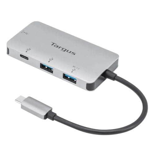 Targus Hub multipuerto portátil USB-C y USB-A con carga rápida para Windows