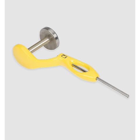 Loon Outdoors Ergo Bobbin Fly Tying Tool, Ergonomic Handle, Adjustable Tension (Yellow) Cover