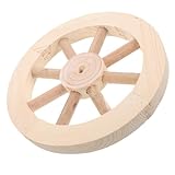 Bois authentique : présente une texture naturelle et rustique qui s’harmonise avec différents styles d’intérieur, décoration murale vintage, décoration murale en forme de roue en bois